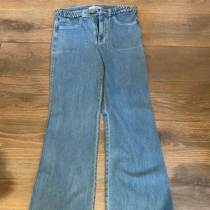 Alice + Olivia Juno High Waist Braid Jean